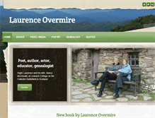 Tablet Screenshot of laurenceovermire.com